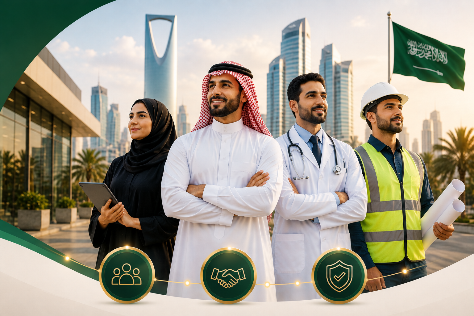 SMASCO Workforce Solutions team in Saudi Arabia