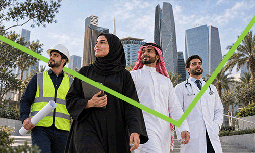 SMASCO Workforce Solutions team in Saudi Arabia